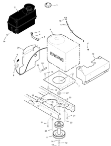 Part Location Diagram of 7091797YP Briggs and Stratton Bumper pulley